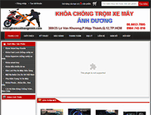 Tablet Screenshot of chongtromxethongminh.com